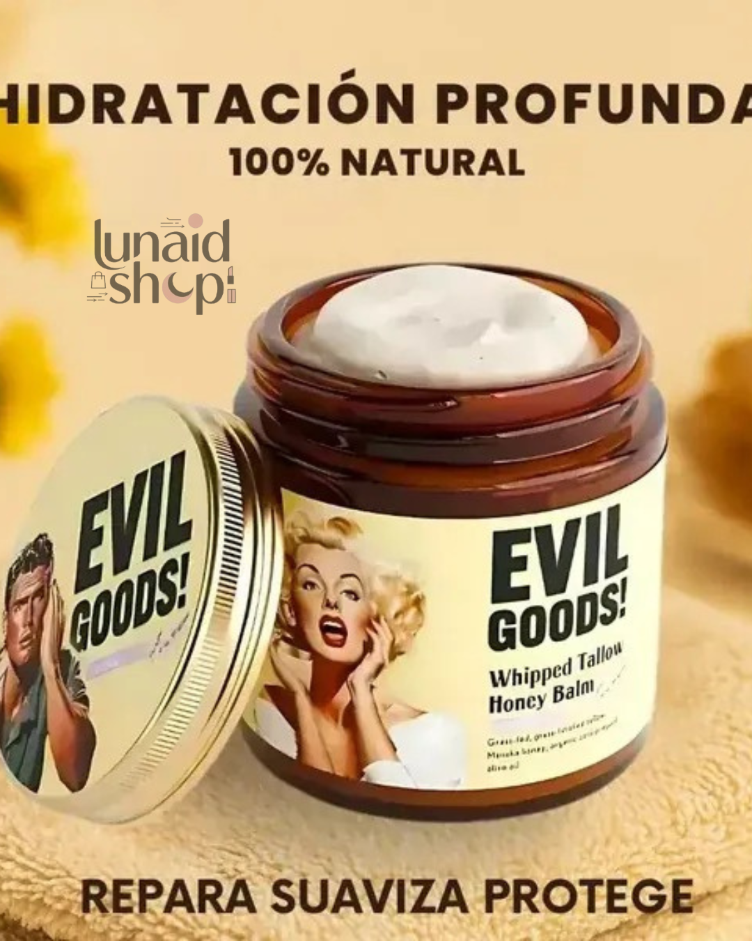 EvilGoods – Bálsamo con Sebo de Res y Miel de Manuka Premium