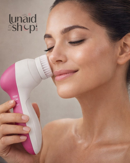 Cepillo Limpiador Facial 5 en 1 – Limpieza Profunda, Exfoliación y Masaje Rejuvenecedor