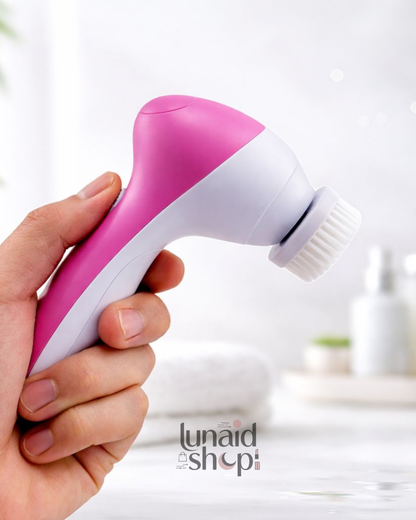 Cepillo Limpiador Facial 5 en 1 – Limpieza Profunda, Exfoliación y Masaje Rejuvenecedor