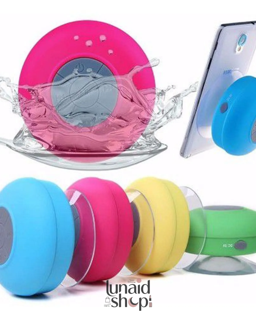 PARLANTE SPASH PROOF, SONIDO POTENTE Y RESISTENTE AL AGUA