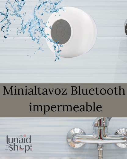 PARLANTE SPASH PROOF, SONIDO POTENTE Y RESISTENTE AL AGUA