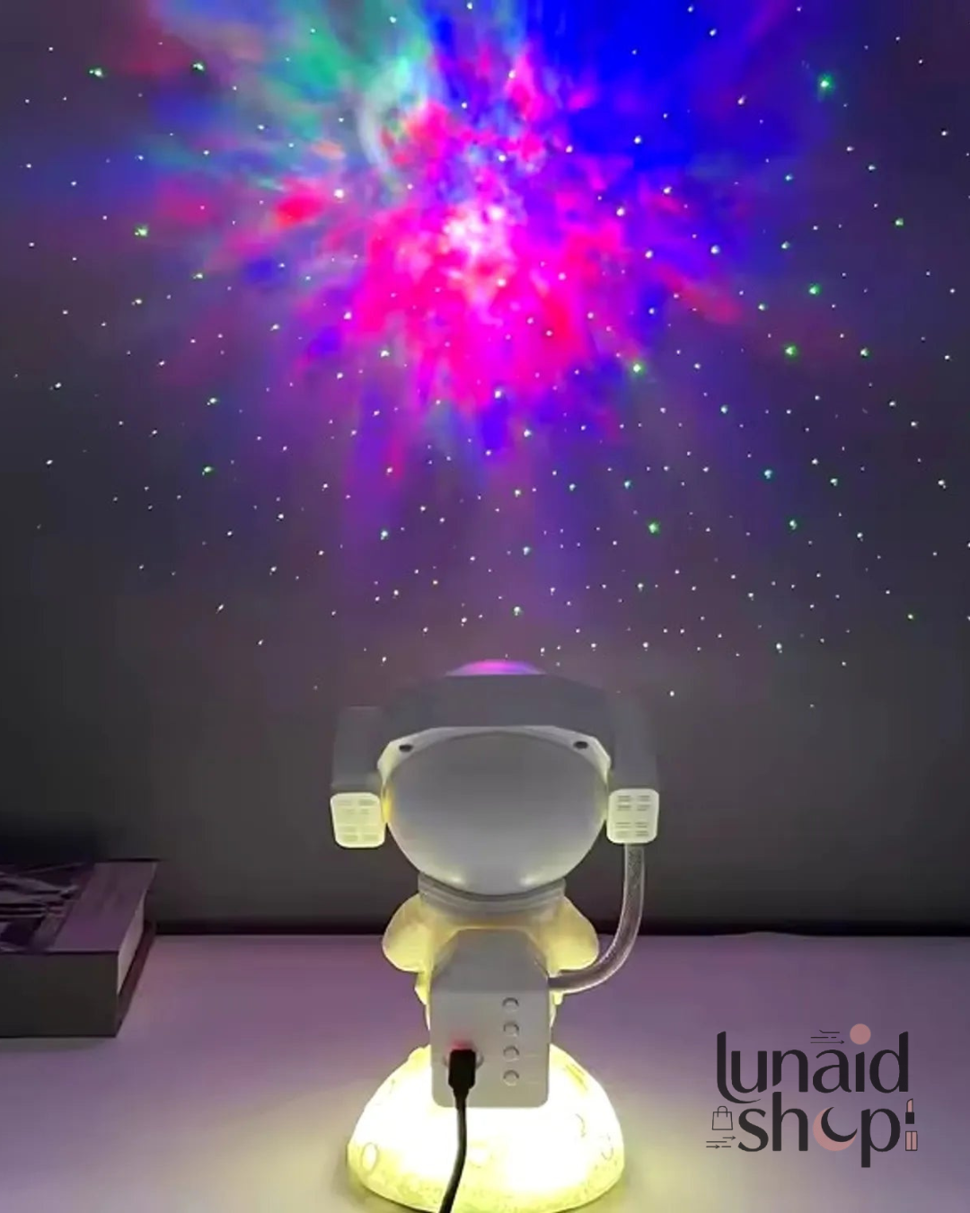 ASTRONAUTA PARLANTE BLUETOOTH + PROYECTOR