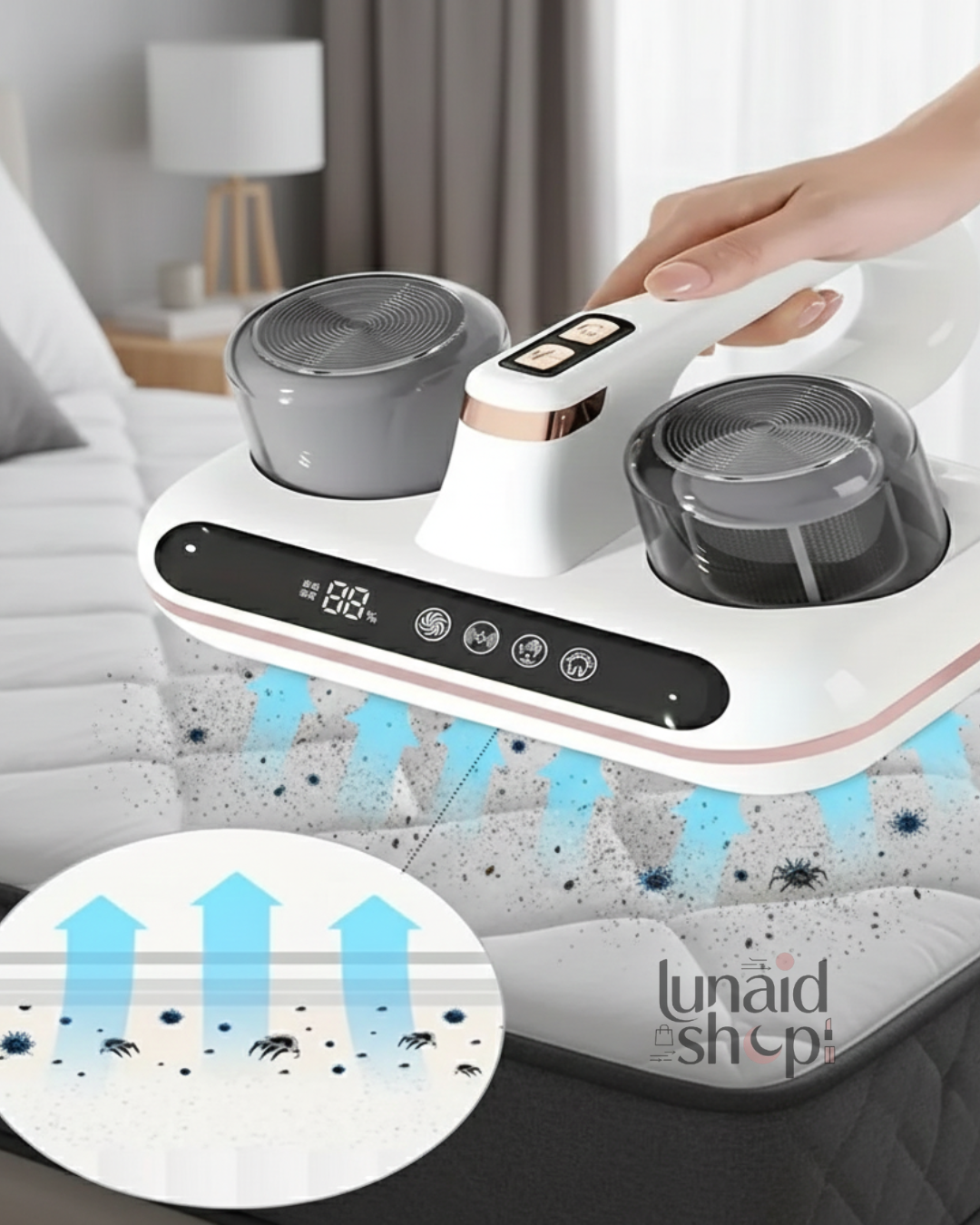 ASPIRADORA DE ACAROS DELUXE