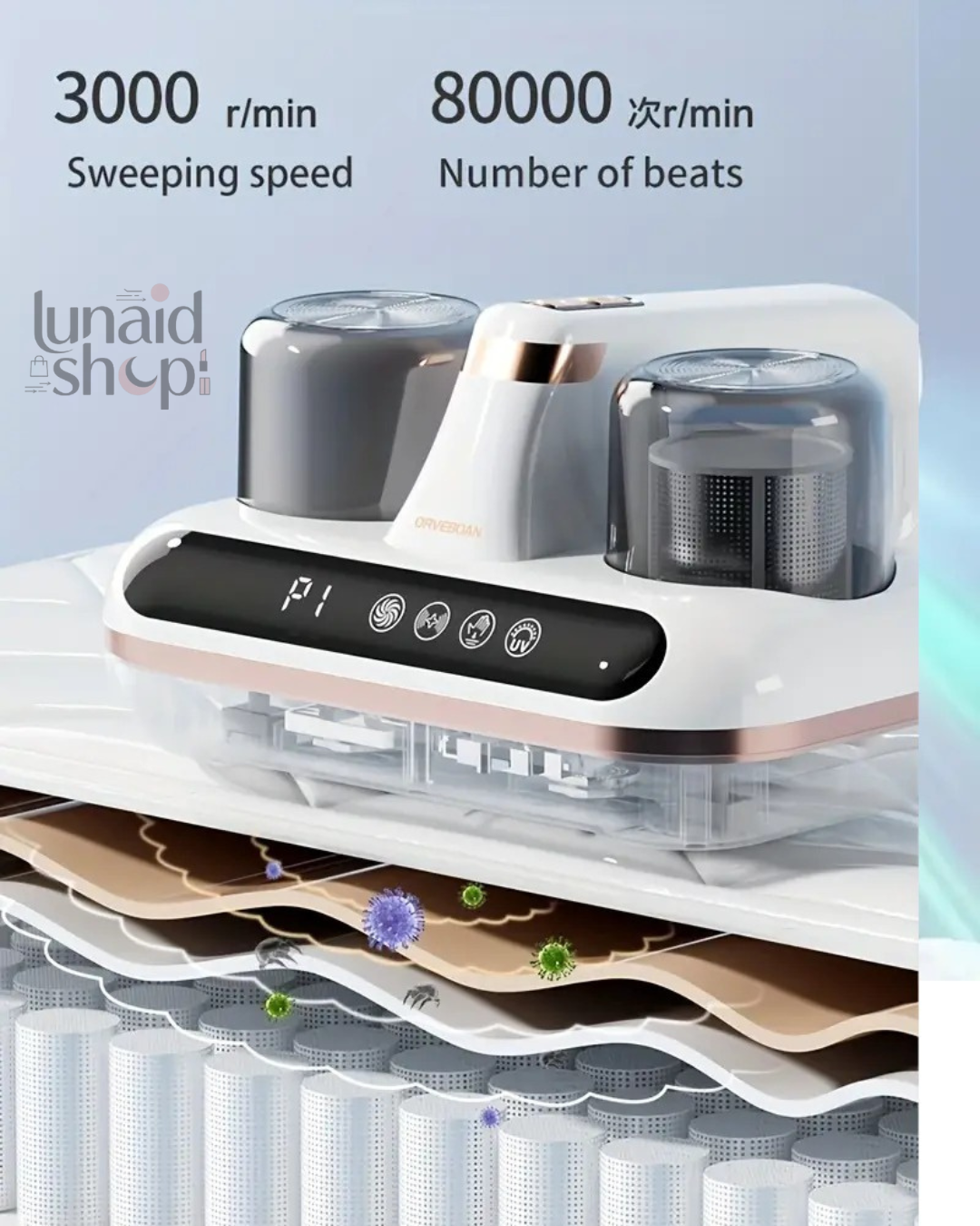 ASPIRADORA DE ACAROS DELUXE