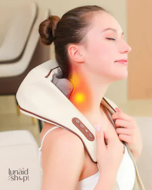 Masajeador de Cuello y Hombro con Calor 5d para Relajar